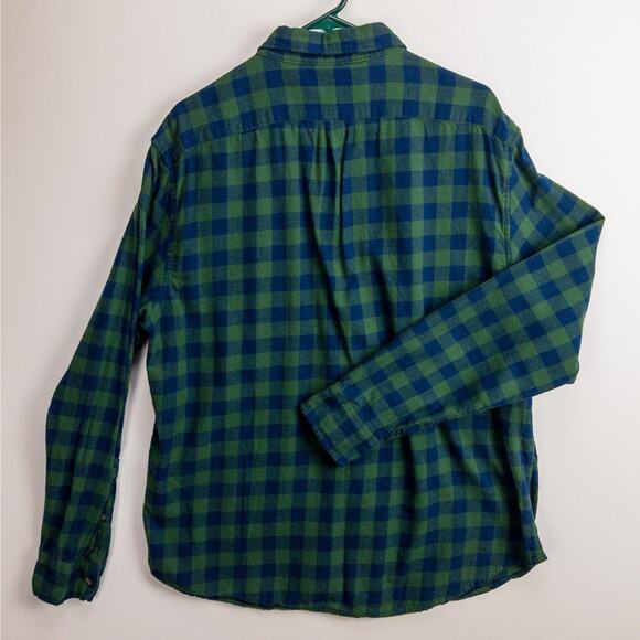 Buffalo Plaid Flannel Shirt Men’s XL Classic Fit 90s-Style Workwear Layer J.Crew - Picture 9 of 11